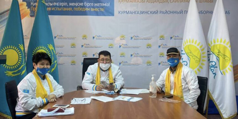 Құрманғазыда сайлауалды штаб құрылды