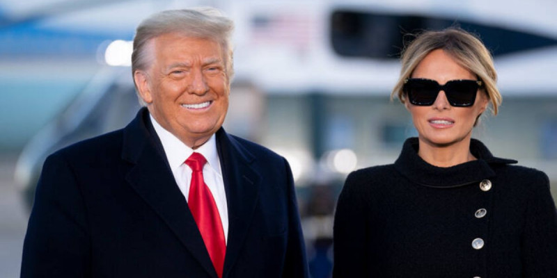 Президент ұшағымен соңғы рейс: Мелания Трамптың сапарға киген көйлегінің бағасы анықталды