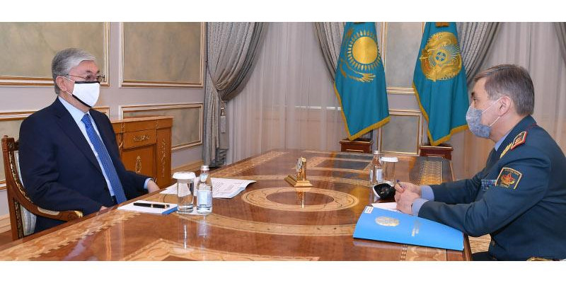 Мемлекет басшысы Қорғаныс министрін қабылдады