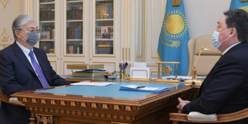 Мемлекет басшысы Асқар Маминді қабылдады