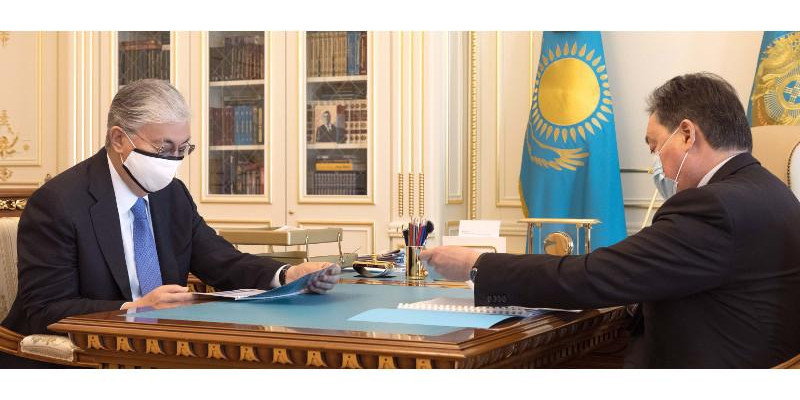 Мемлекет басшысы Асқар Маминді қабылдады