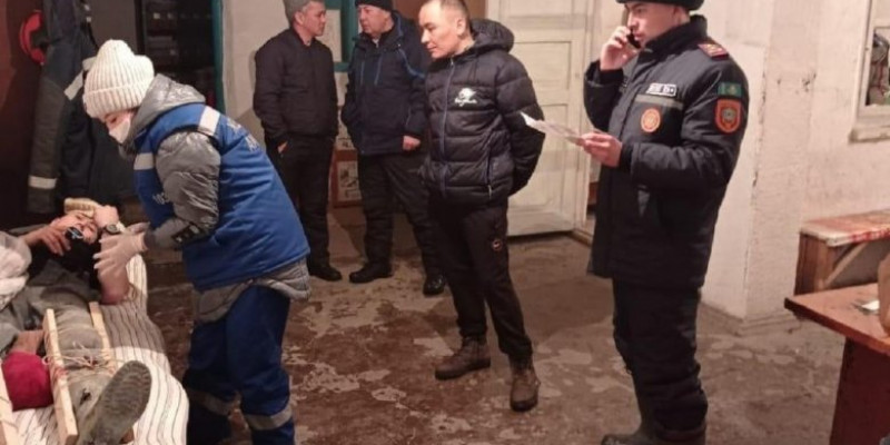 Ақмола облысында шахтада топырақ басып қалған жұмысшылар құтқарылды