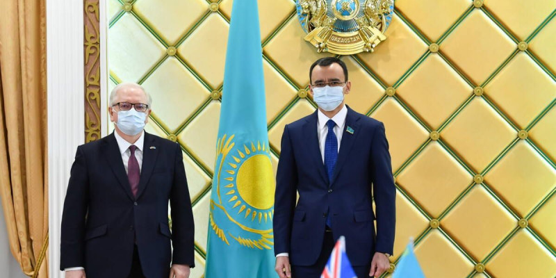 Сенат төрағасы Ұлыбритания елшісімен кездесті