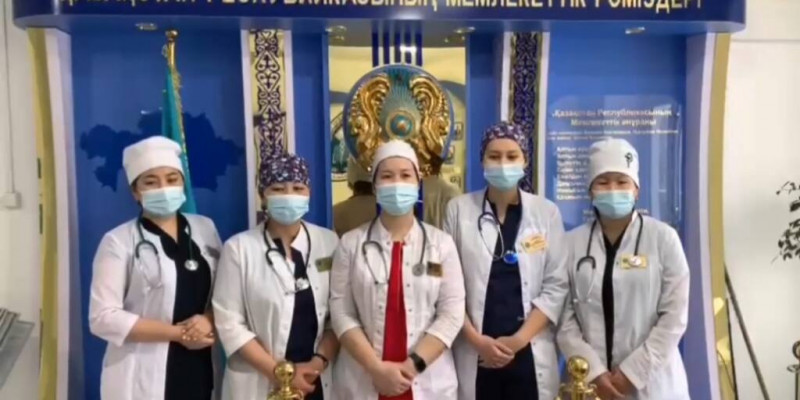 Атырау дәрігерлері Алғыс айту күніне орай челлендж бастады