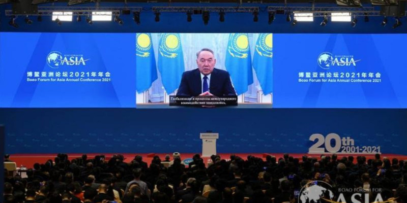 Боао азиялық форумы: Елбасы бейнеүндеу жасады
