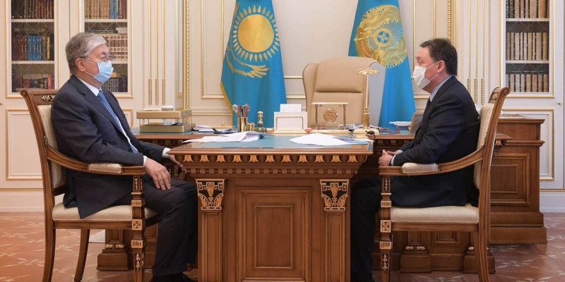 Мемлекет басшысы Премьер-Министр Асқар Маминді қабылдады