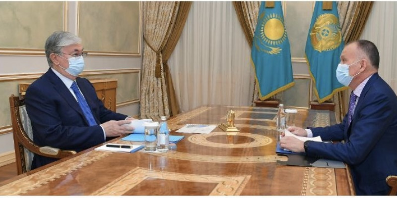 Мемлекет басшысы Орталық сайлау комиссиясының төрағасын қабылдады