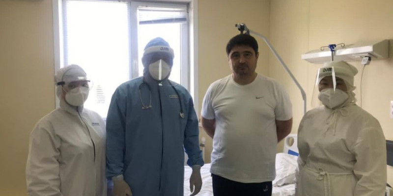 Шымкентте дәрігерлер өкпесі 80 пайыз істен шыққан науқасты аман алып қалды
