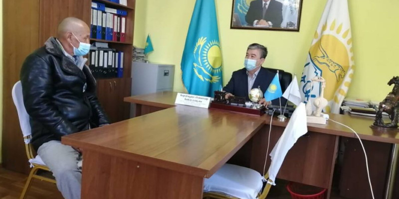Денсаулығына байланысты өтініш білдірген тұрғынға көмек көрсетілді