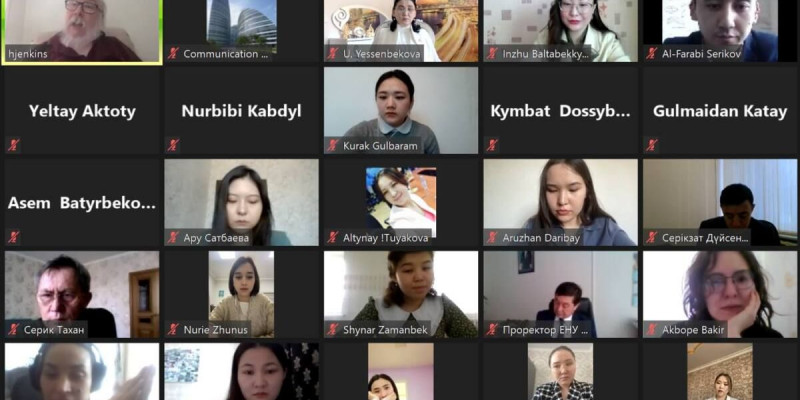 ЕҰУ профессоры Калифорниялық ғалыммен бірге конференция өткізді