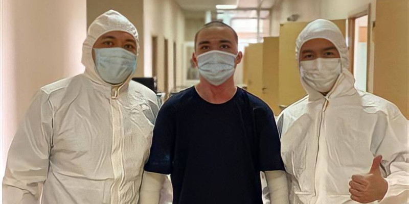 Алматыда дәрігерлер денесінің 85 пайызын күйік шалған жігітті құтқарды