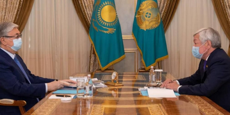 Мемлекет басшысы Жамбыл облысының әкімі Бердібек Сапарбаевты қабылдады