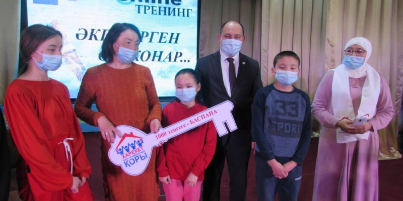 Шығыс Қазақстан облысында қайырымды жандардың демеуімен көп балалы ана баспаналы болды