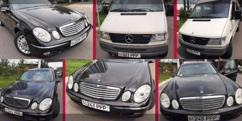 Президент әкімшілігі бірнеше Mercedes Benz автокөлігін сатуға қойды