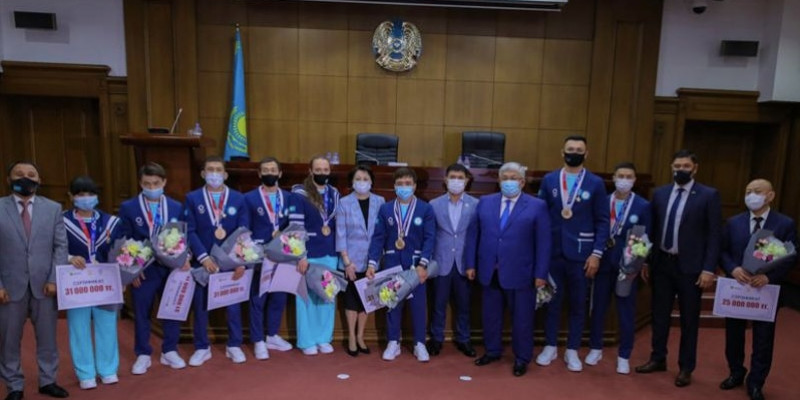 Токио Олимпиадасының жеңімпаздарына мемлекеттік наградалар табысталды
