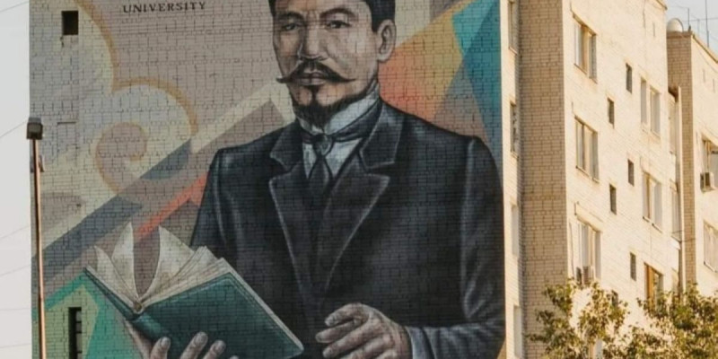 Семейде Әлихан Бөкейхан бейнеленген мурал пайда болды