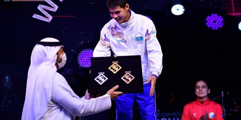 Қазақстандық боксшы Азия чемпионатында техникасы ең мықты спортшы атанды