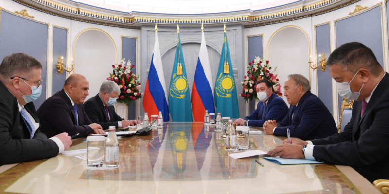 Елбасы Ресей Үкіметінің төрағасы Михаил Мишустинмен кездесті