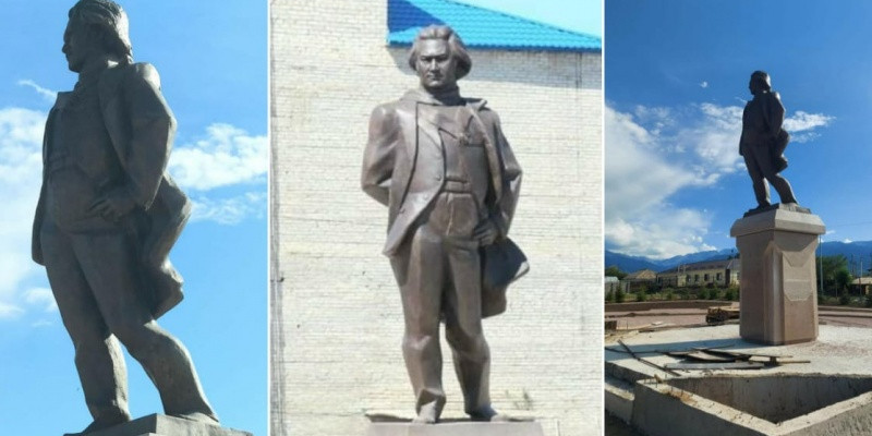 «Тапал бойлы», «сирағы ұзын», «белі бұралған»: Миллион жұмсалған Мұқағали мүсіні дауға ілікті