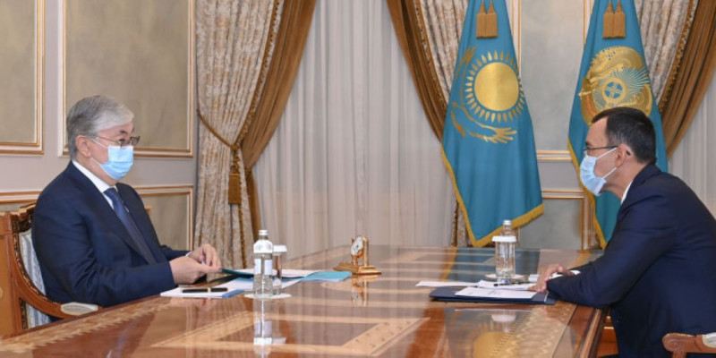 Мемлекет басшысы Сенат төрағасы Мәулен Әшімбаевты қабылдады