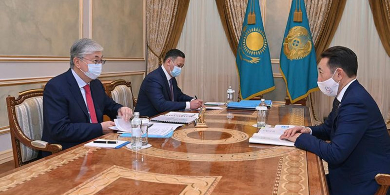 Президент АӨСШК Хатшылығының атқарушы директоры Қайрат Сарыбайды қабылдады