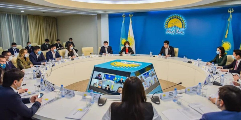 Nur Otan партиясы жанындағы жастарды қолдау жөніндегі кеңестің отырысы өтті