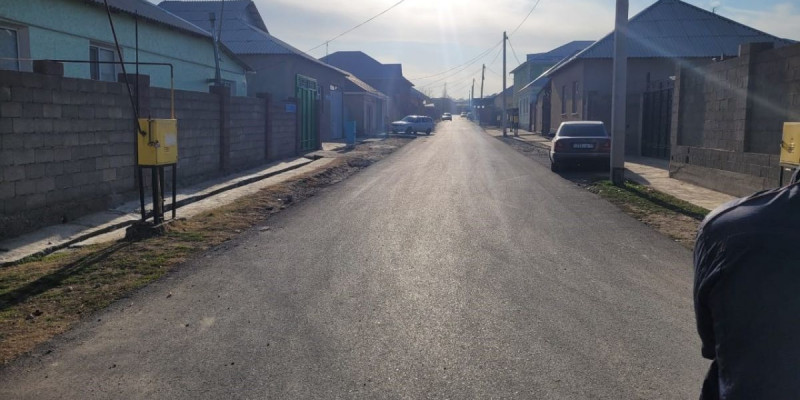 Дәстүр көшесіне асфальт төселді