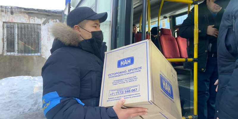 Елордалық сақшыларға 15 мыңдай адамға арналған ыстық тамақ жеткізілді