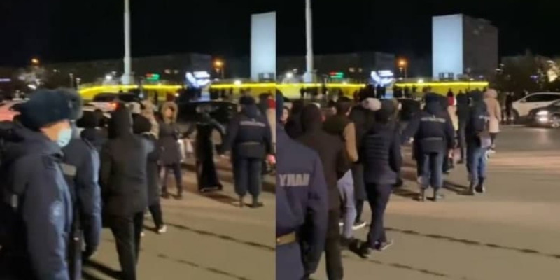 Тегін пәтерді талап еткен көпбалалы аналар жолдарды жауып тастады (ВИДЕО)