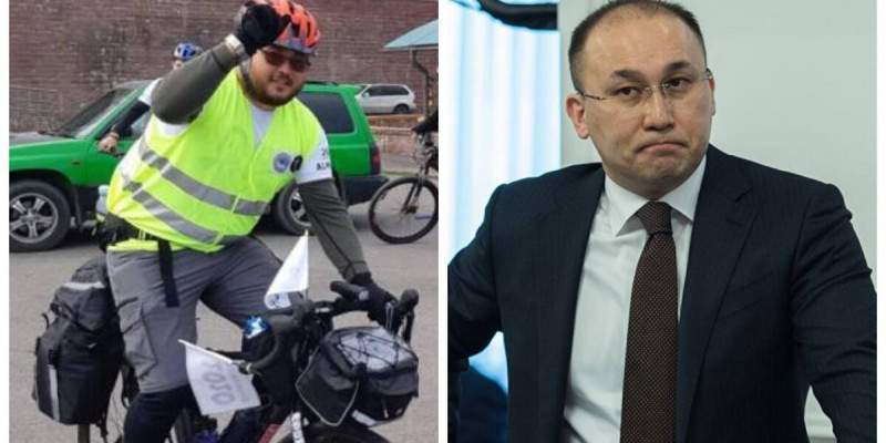«Ештеңе жоқ!»: велосаяхатшы министрліктің жұмысын сынға алды