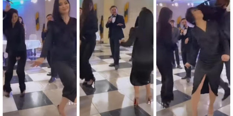«Қараудың өзі ұят!»: жұлқына билеген қыздар сынға қалды (ВИДЕО)