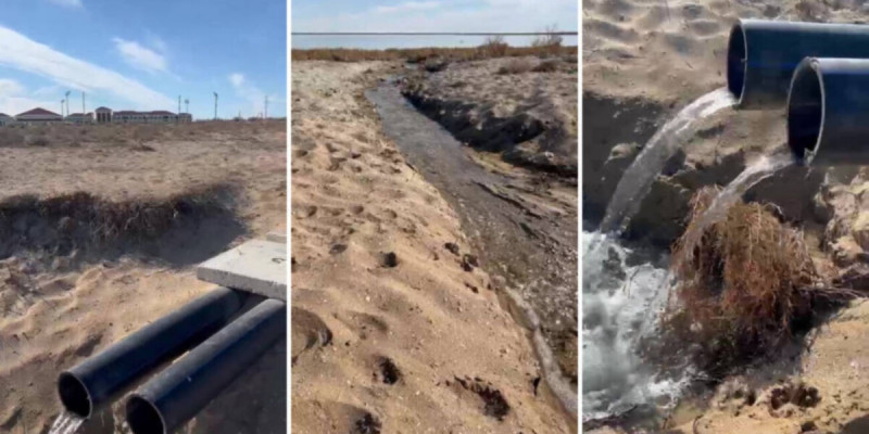 Көлге лай су ағызған 5 жұлдызды Rixos Aktau қонақүйі тексеріледі