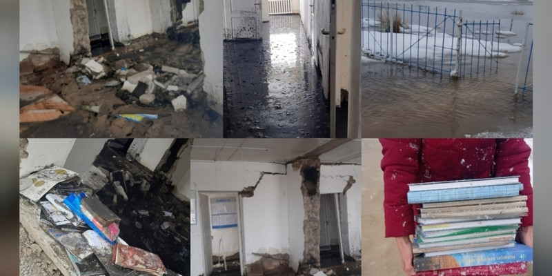 Батыс Қазақстанда мектеп суға кетті. Биліктен қайыр болмай тұр