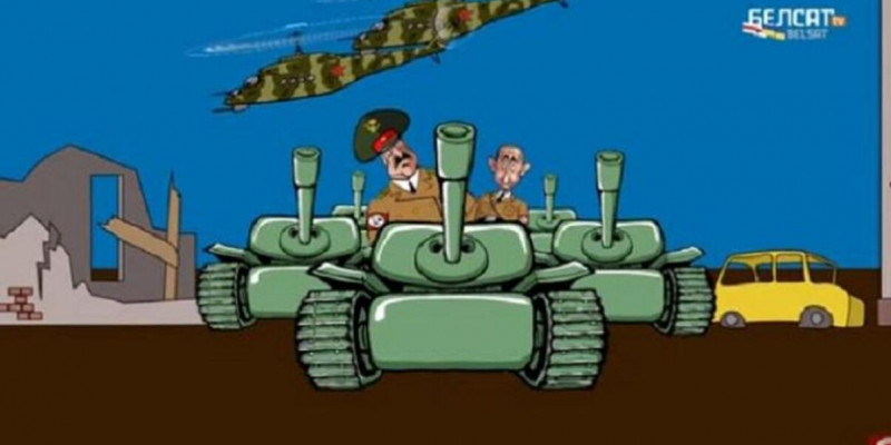 Гаага Путин мен Лукашенконы соттайды (мультфильм)