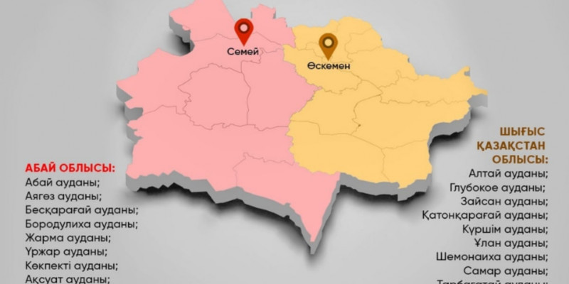 Шығыс Қазақстан мен Абай облыстарының шекарасы бекітілді
