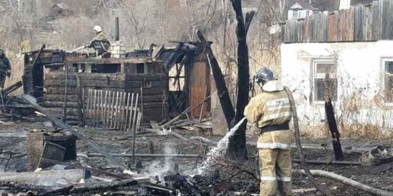 Семейде қала маңындағы 8 аудан өртенді