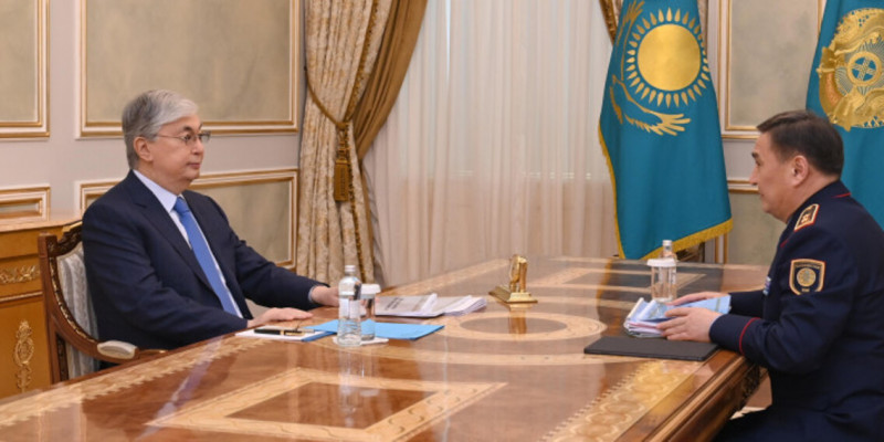 Президентке Ішкі істер министрлігінің жұмысы туралы есеп берілді