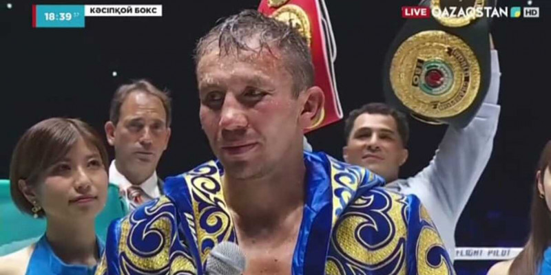«Алға, Қазақстан!»: Головкин Муратаны жеңді (ВИДЕО)