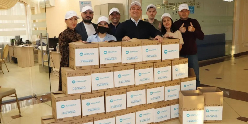  AMANAT партиясы қасиетті айда 30 отбасына көмек көрсетті