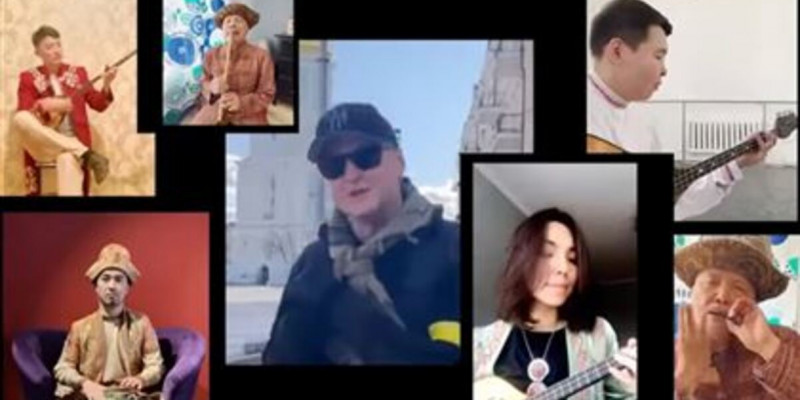 Қазақтар украиналық әнді ұлттық аспаптармен орындап шықты (ВИДЕО)