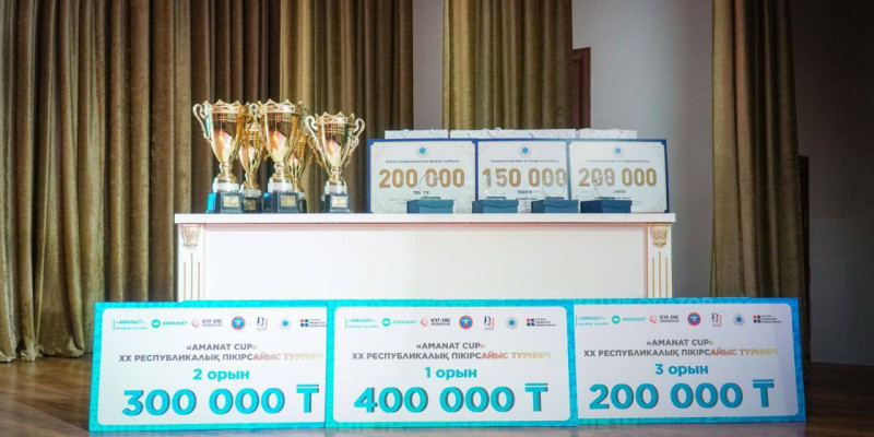 AMANAT CUP: ХХ республикалық пікірсайыс турнирі басталды