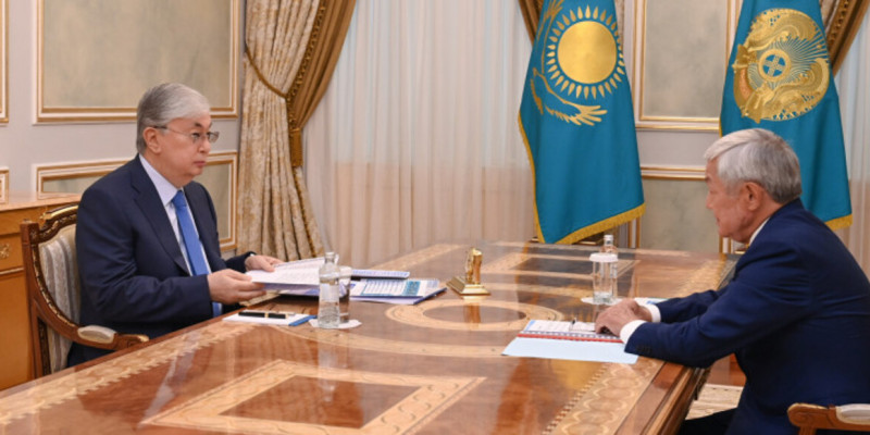 Президент Бердібек Сапарбаевты қабылдады