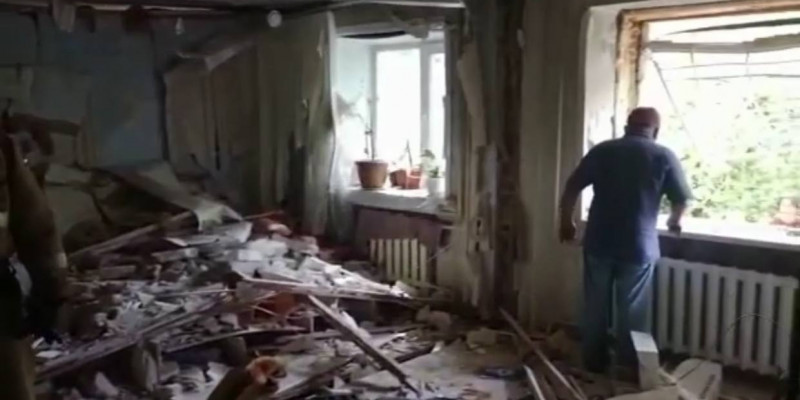 Өскемендегі пәтерде газ жарылды (ВИДЕО)