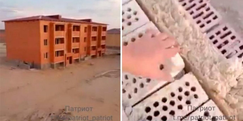 «Үйдің кірпіші цементсіз қаланған»: әкімдік пікір білдірді (ВИДЕО)