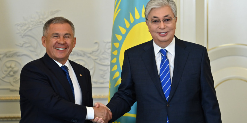 Қасым-Жомарт Тоқаев Татарстан Президентімен кездесті