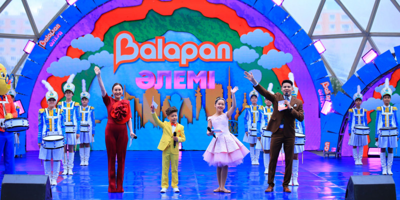 Балалар күні: Нұр-Сұлтанда «Balapan әлемі» атты Open Air фестивалі өтті