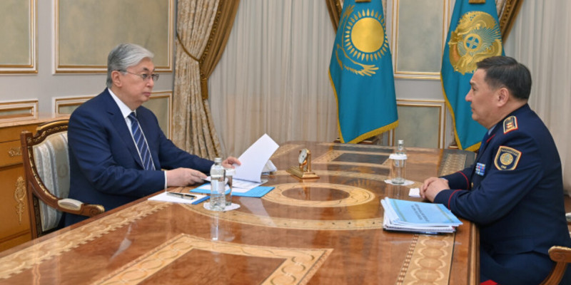 Мемлекет басшысы Ішкі істер министрін қабылдады