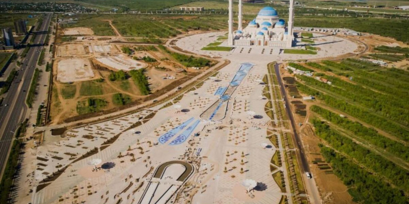 Нұр-Сұлтандағы жаңа мешіттің алдында қоғамдық кеңістік ашылады