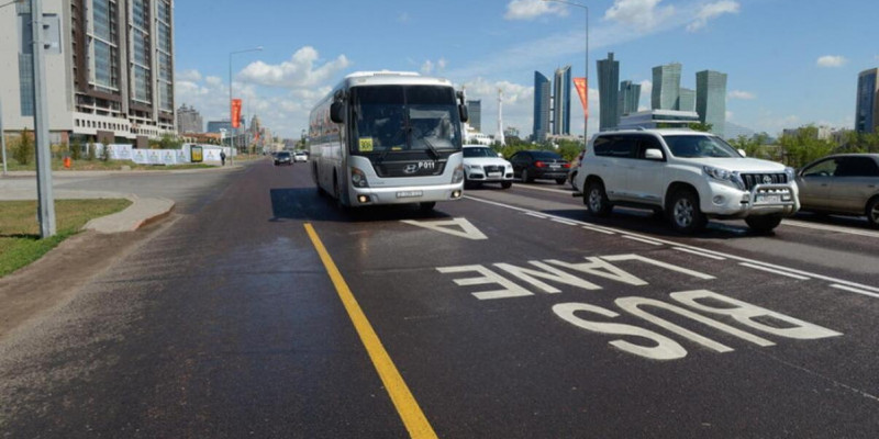Тұран мен Қабанбай батыр даңғылында Bus Lane қайта іске қосылды