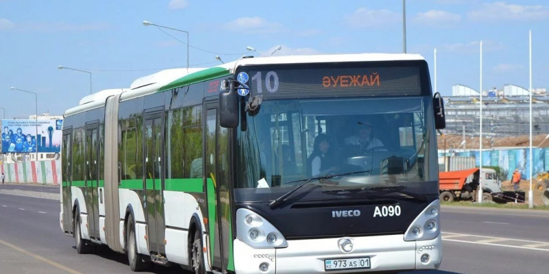 Елордада екі автобустың қозғалыс бағыты өзгерді